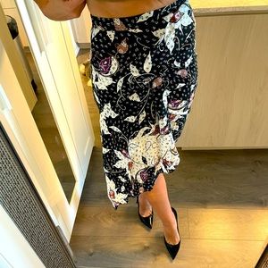 New Isabel Marant Silk MIDI Printed Skirt